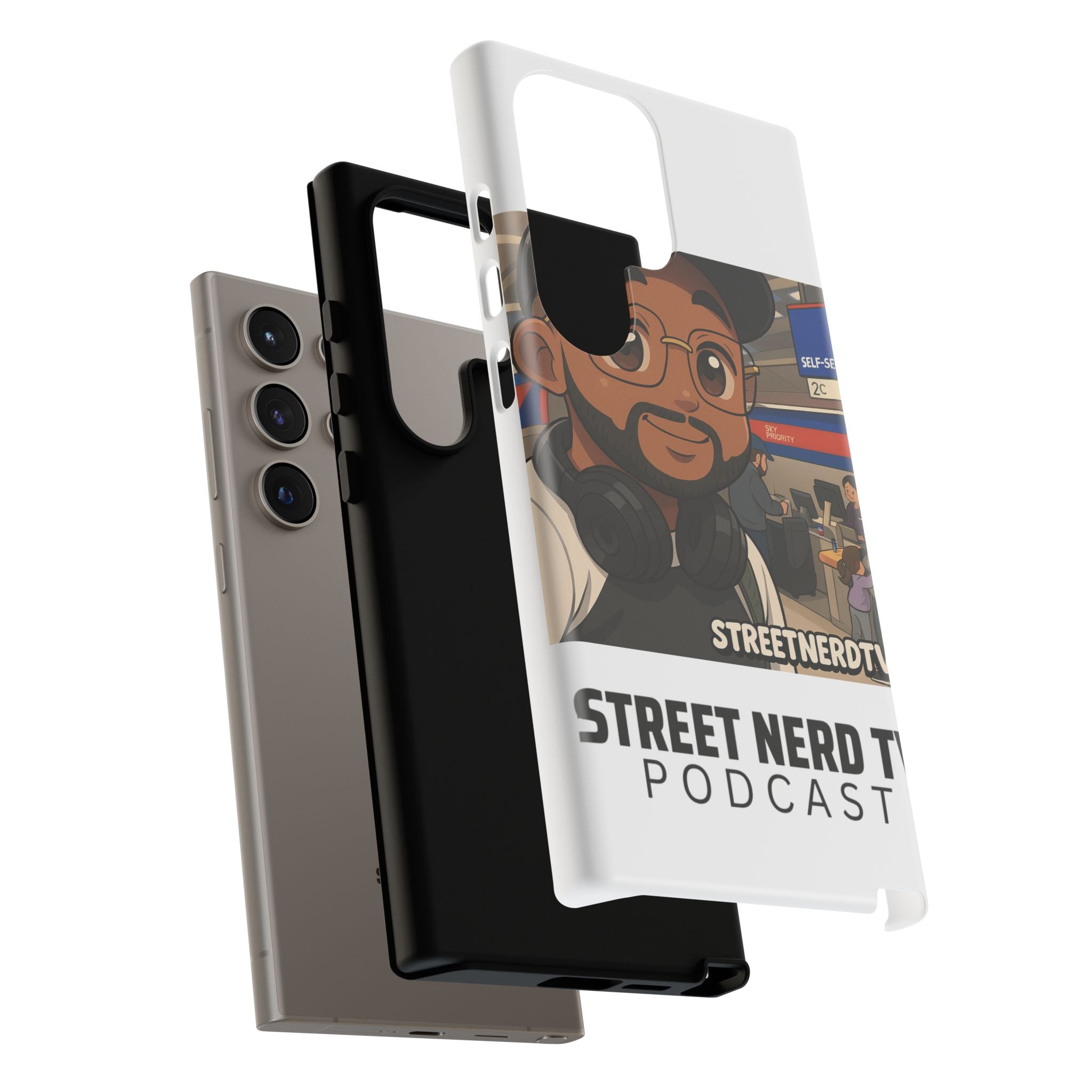 Podcast Phone Case | Tough Cases for Street Nerd TV Lovers, Geek Gifts, Decorative Tech Accessories, Durable Mobile Covers, Unique Gadgets