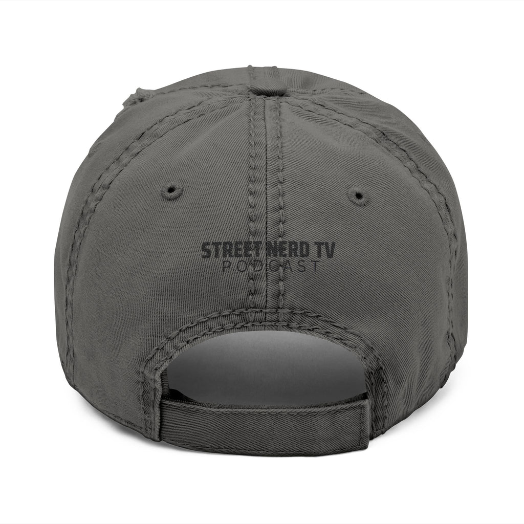 Embroidered Distressed Dad Hat - Casual Style, Unique Gift, Outdoor Accessory, Trendy Headwear, Podcast Merchandise