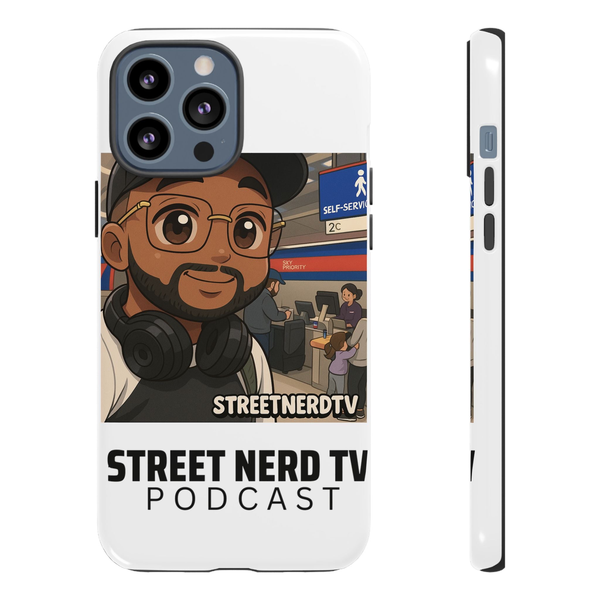 Podcast Phone Case | Tough Cases for Street Nerd TV Lovers, Geek Gifts, Decorative Tech Accessories, Durable Mobile Covers, Unique Gadgets