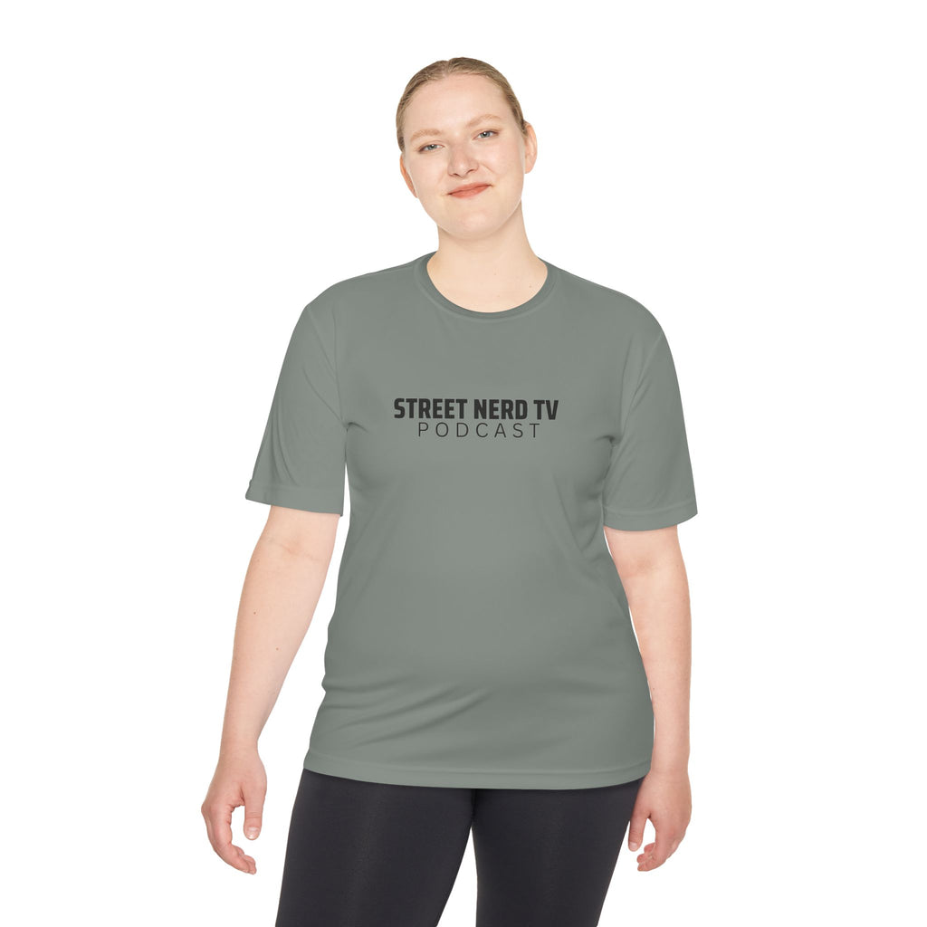 Street Nerd TV Podcast Tee - Unisex Moisture Wicking Athletic Shirt, Workout Top, Casual Wear, Gift for Podcasters, Cool Summer Apparel