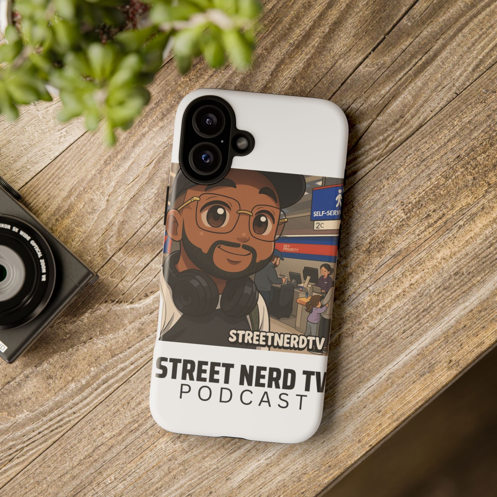 Podcast Phone Case | Tough Cases for Street Nerd TV Lovers, Geek Gifts, Decorative Tech Accessories, Durable Mobile Covers, Unique Gadgets