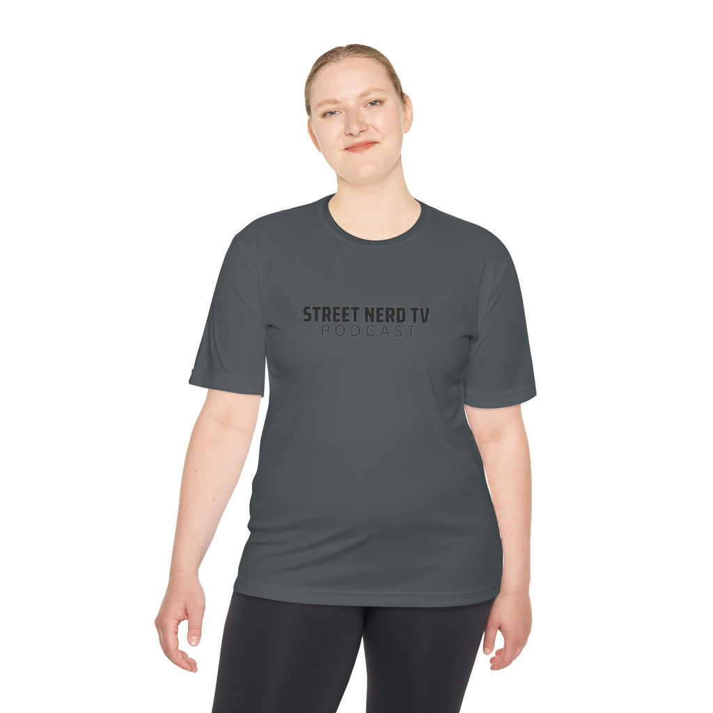 Street Nerd TV Podcast Tee - Unisex Moisture Wicking Athletic Shirt, Workout Top, Casual Wear, Gift for Podcasters, Cool Summer Apparel