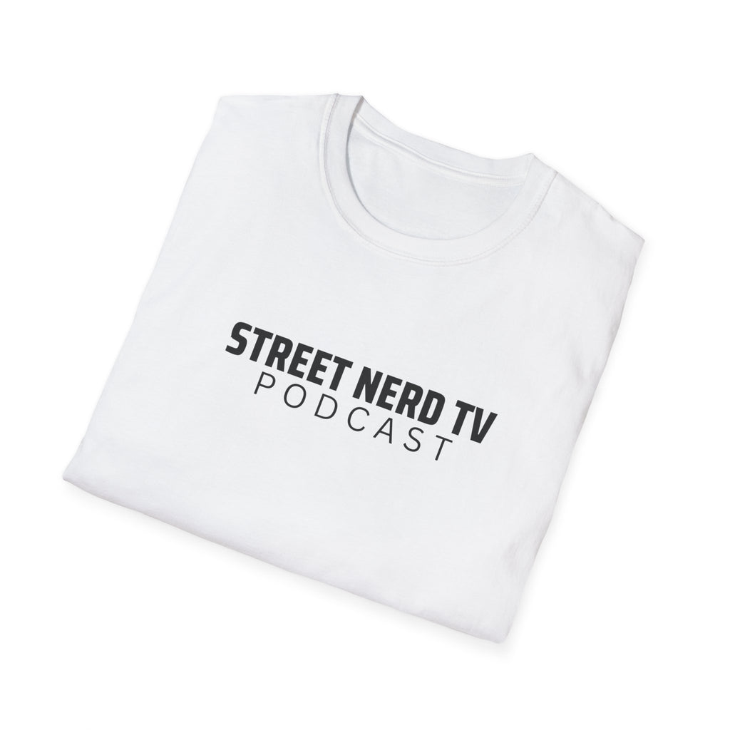 Street Nerd TV Podcast Unisex T-Shirt, Casual Wear, Gift for Creators, Comfortable Fit, Podcast Merch