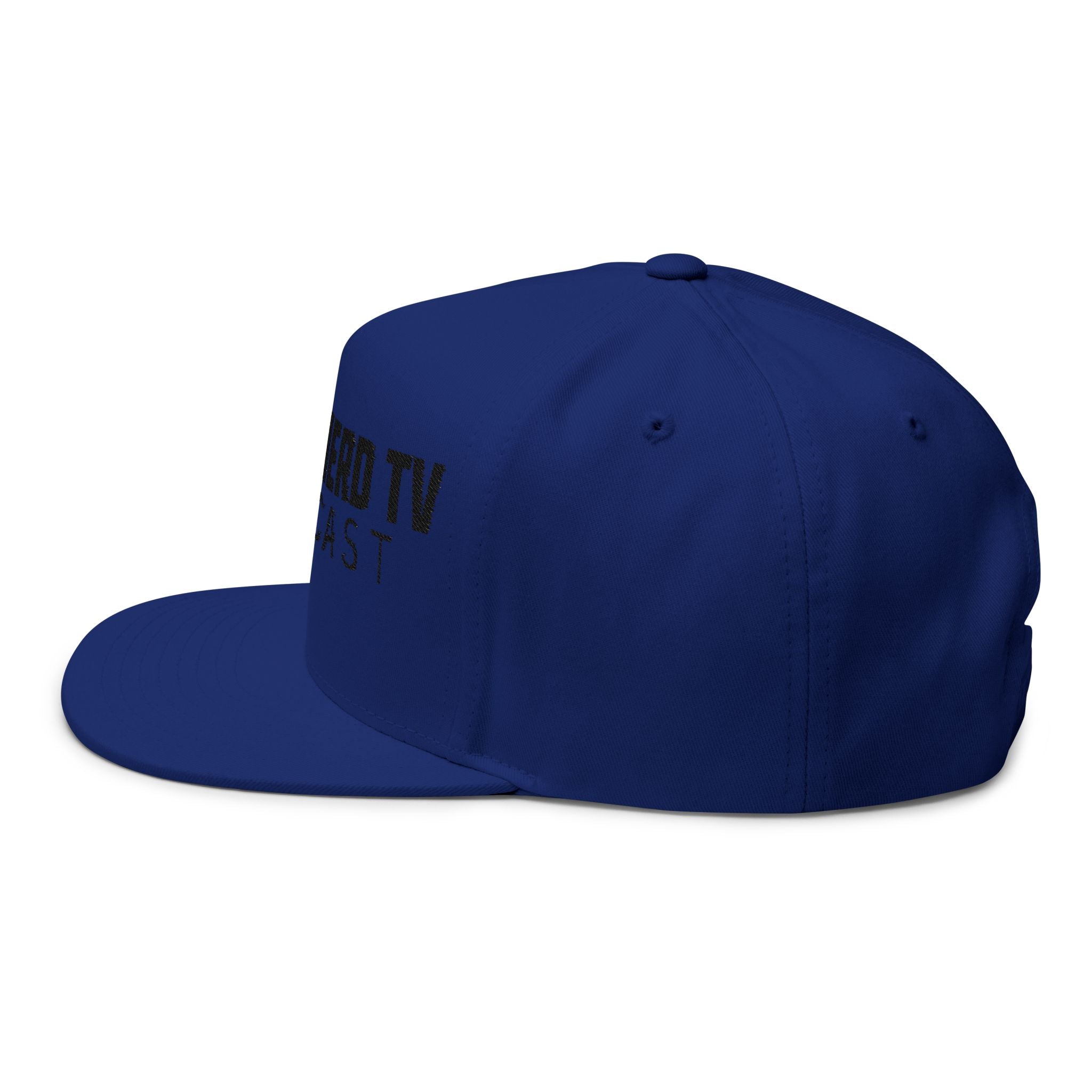 Street Nerd TV Podcast Flat Bill Cap — Embroidered Logo Snapback