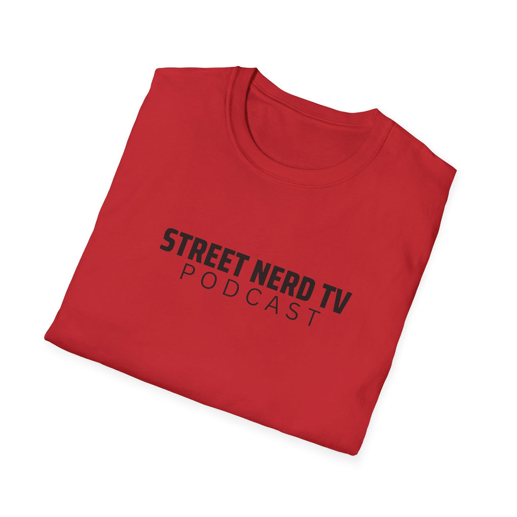 Street Nerd TV Podcast Unisex T-Shirt, Casual Wear, Gift for Creators, Comfortable Fit, Podcast Merch